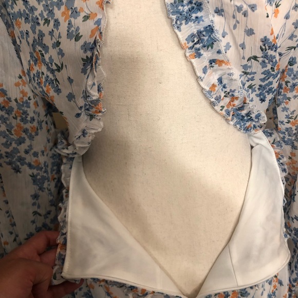 Long Sleeve Floral Mini Dress - Picture 9 of 12